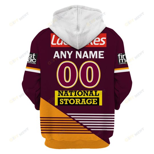 Brisbane Broncos 2023 Personalized Name And Number Edition Hoodie Jersey