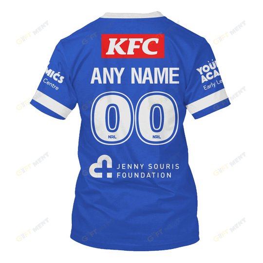Canterbury Bankstown Bulldogs 2023 Personalized Name And Number Edition Hoodie Jersey