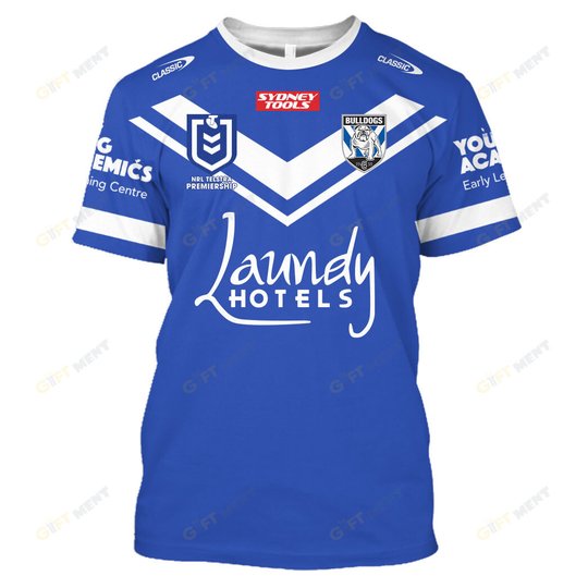 Canterbury Bankstown Bulldogs 2023 Personalized Name And Number Edition Hoodie Jersey