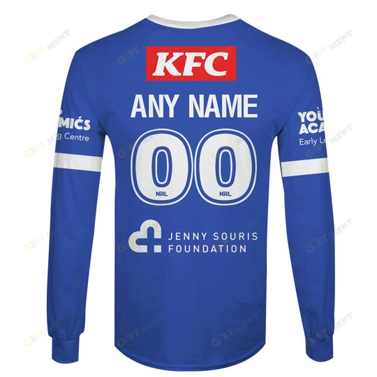Canterbury Bankstown Bulldogs 2023 Personalized Name And Number Edition Hoodie Jersey