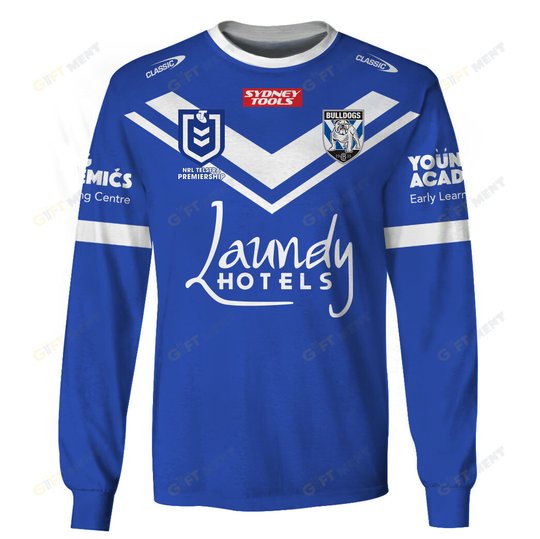 Canterbury Bankstown Bulldogs 2023 Personalized Name And Number Edition Hoodie Jersey