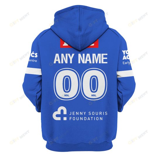 Canterbury Bankstown Bulldogs 2023 Personalized Name And Number Edition Hoodie Jersey