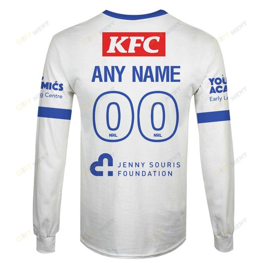Canterbury Bankstown Bulldogs 2023 Personalized Name And Number Edition Hoodie Jersey
