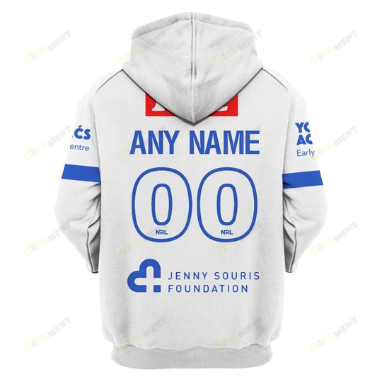 Canterbury Bankstown Bulldogs 2023 Personalized Name And Number Edition Hoodie Jersey
