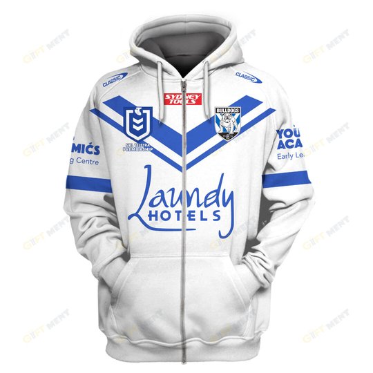 Canterbury Bankstown Bulldogs 2023 Personalized Name And Number Edition Hoodie Jersey