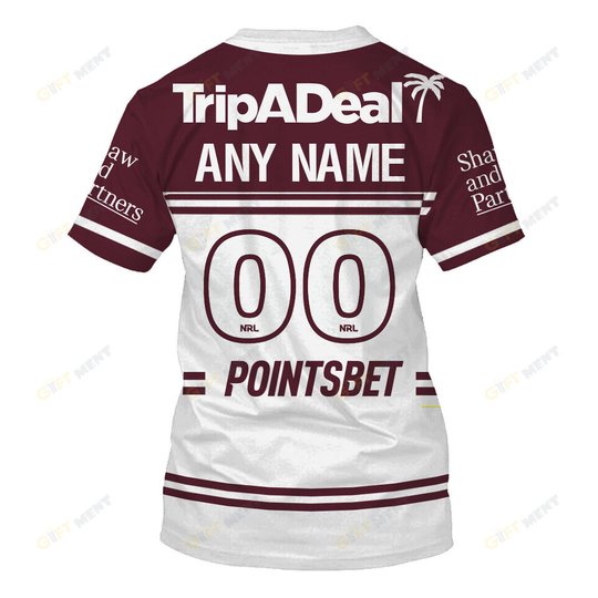 Manly Warringah Sea Eagles 2023 Personalized Name And Number Edition Hoodie Jersey