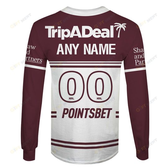Manly Warringah Sea Eagles 2023 Personalized Name And Number Edition Hoodie Jersey