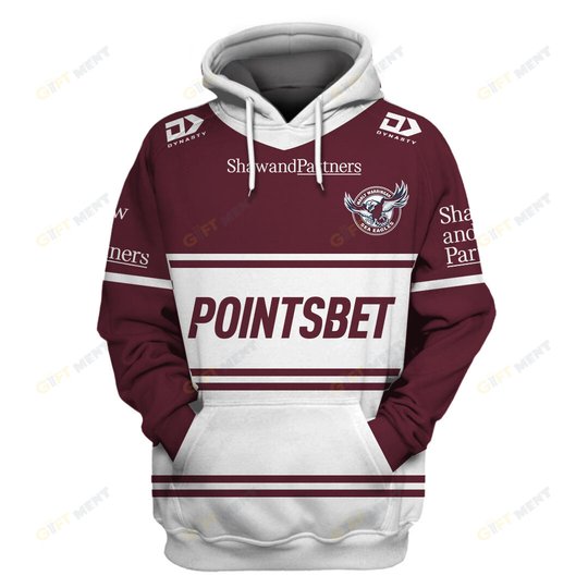 Manly Warringah Sea Eagles 2023 Personalized Name And Number Edition Hoodie Jersey