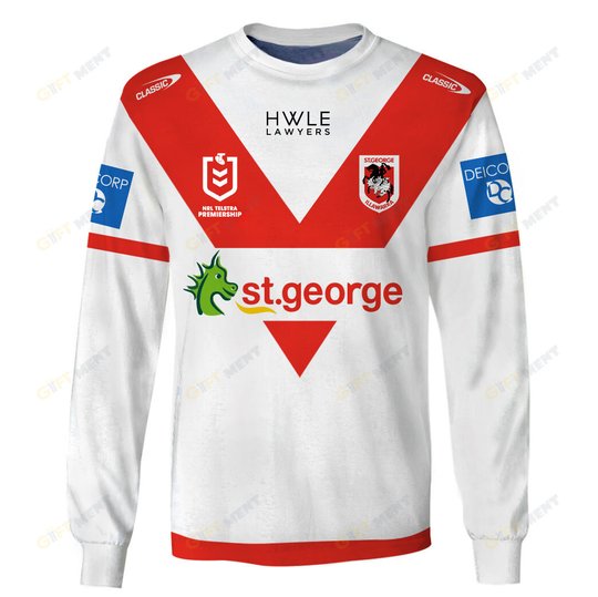 St. George Illawarra Dragons 2023 Personalized Name And Number Edition Hoodie Jersey