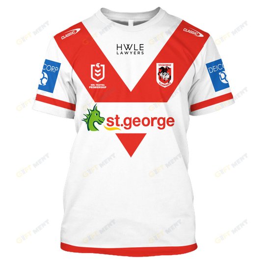 St. George Illawarra Dragons 2023 Personalized Name And Number Edition Hoodie Jersey