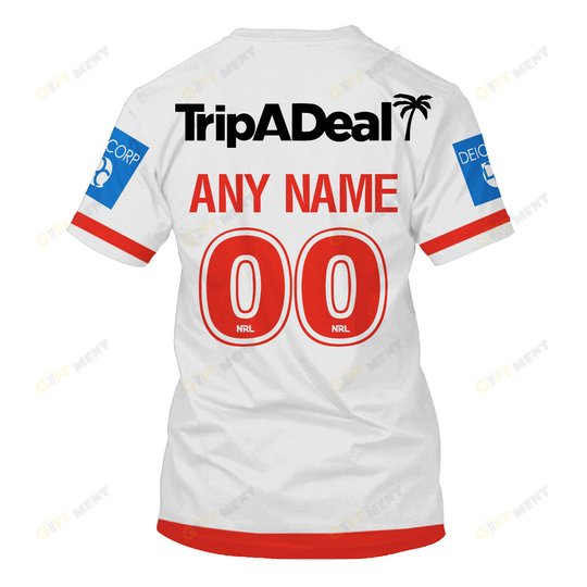 St. George Illawarra Dragons 2023 Personalized Name And Number Edition Hoodie Jersey