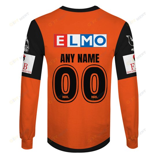Wests Tigers 2023 Personalized Name And Number Edition Hoodie Jersey