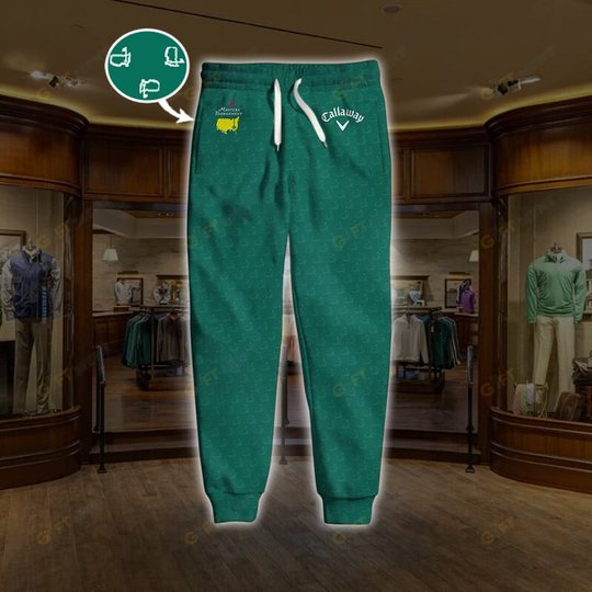 New Release - Masters Performance Tech Green Polo with Pine Flag Logo - CAL