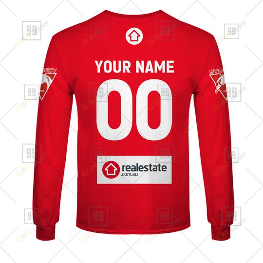 Personalized 2023 AFL Sydney Swans Jerseys Hoodie, T Shirt, Zip Hoodie, Sweatshirt