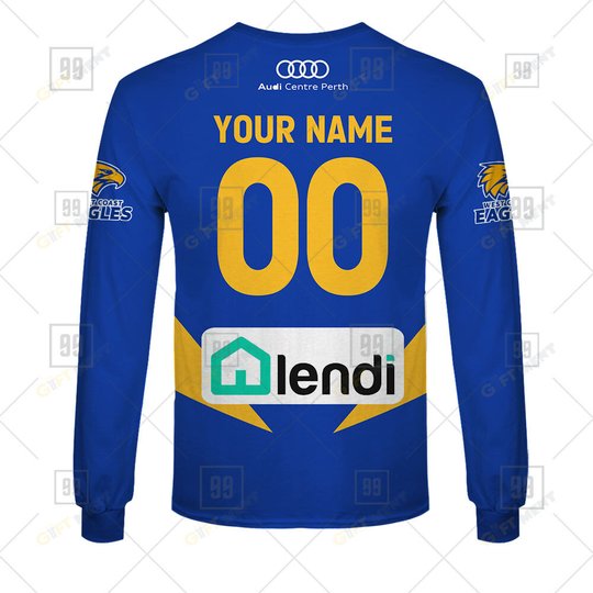 Personalized 2023 AFL West Coast Eagles Jerseys Hoodie, T Shirt, Zip Hoodie, Sweatshirt