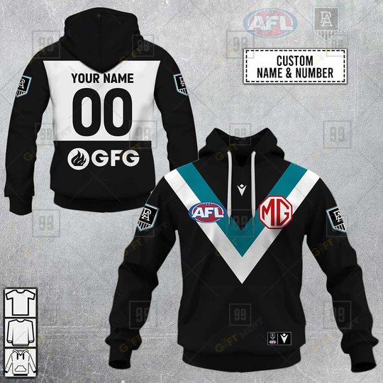 Personalized 2023 AFL Port Adelaide Power Jerseys Hoodie, T Shirt, Zip Hoodie, Sweatshirt