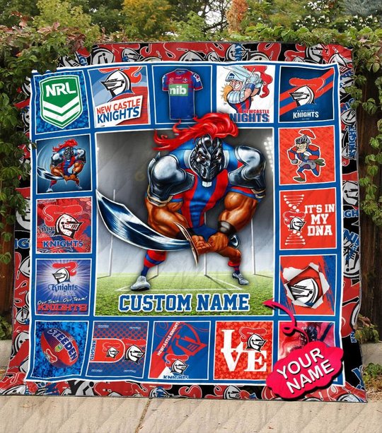 Personalized Newcastle Knights Quilt