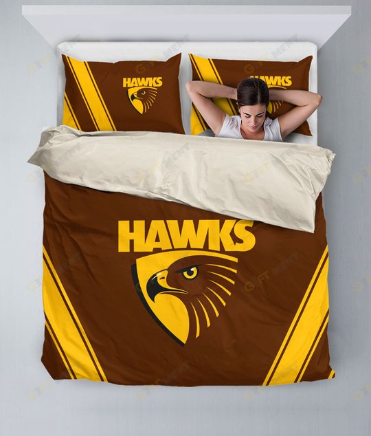 AFL Hawthorn Hawks Doona Cover