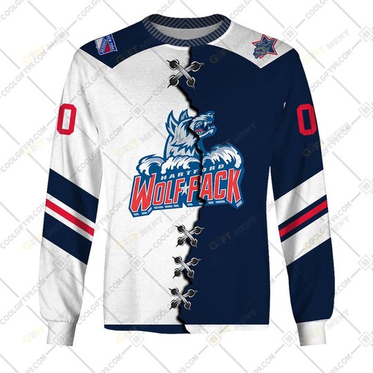 Personalized AHL Hartford Wolf Pack Mix Hoodie, T Shirt, Zip Hoodie, Sweatshirt