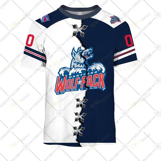 Personalized AHL Hartford Wolf Pack Mix Hoodie, T Shirt, Zip Hoodie, Sweatshirt