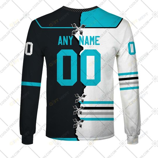 Personalized AHL San Jose Barracuda Mix Hoodie, T Shirt, Zip Hoodie, Sweatshirt