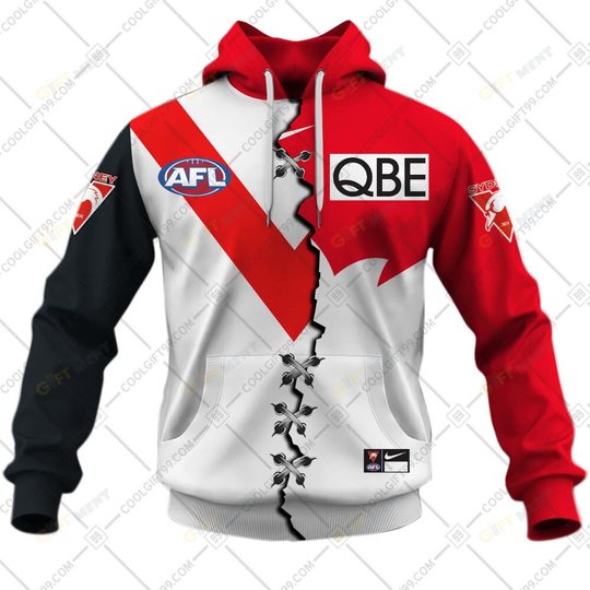 Personalized 2023 AFL Sydney Swans Mix Hoodie, T Shirt, Zip Hoodie, Sweatshirt