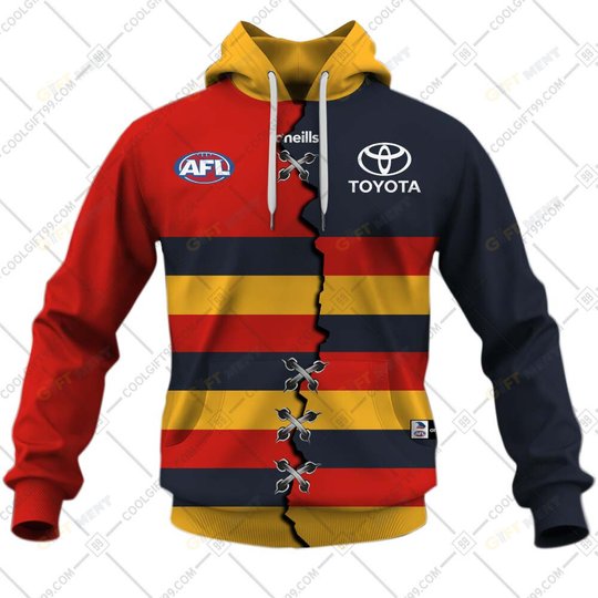 Personalized 2023 AFL Adelaide Crows Mix Hoodie, T Shirt, Zip Hoodie, Sweatshirt