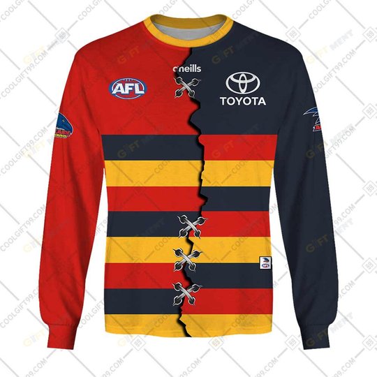 Personalized 2023 AFL Adelaide Crows Mix Hoodie, T Shirt, Zip Hoodie, Sweatshirt