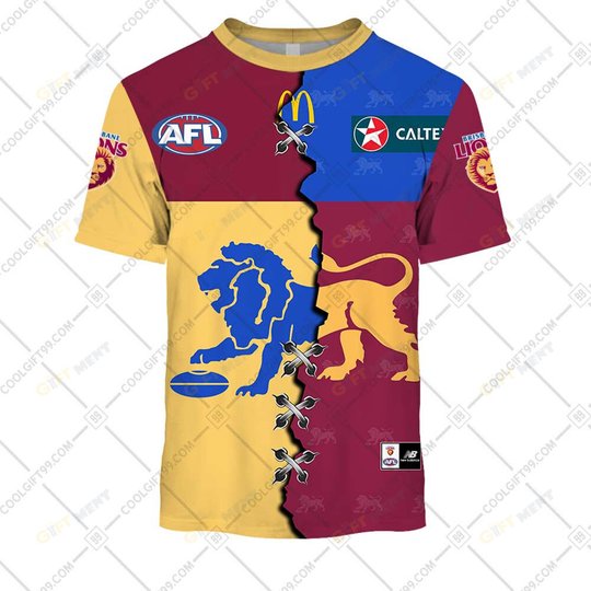 Personalized 2023 AFL Brisbane Lions Mix Hoodie, T Shirt, Zip Hoodie, Sweatshirt
