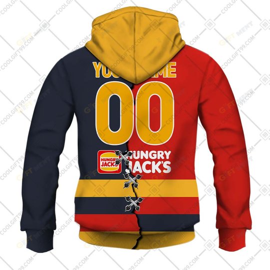 Personalized 2023 AFL Adelaide Crows Mix Hoodie, T Shirt, Zip Hoodie, Sweatshirt