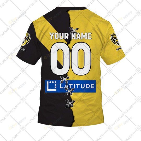 Personalized 2023 AFL Richmond Tigers Mix Hoodie, T Shirt, Zip Hoodie, Sweatshirt