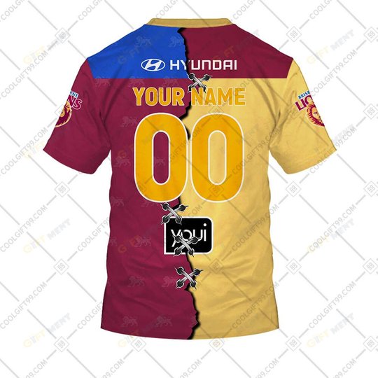Personalized 2023 AFL Brisbane Lions Mix Hoodie, T Shirt, Zip Hoodie, Sweatshirt