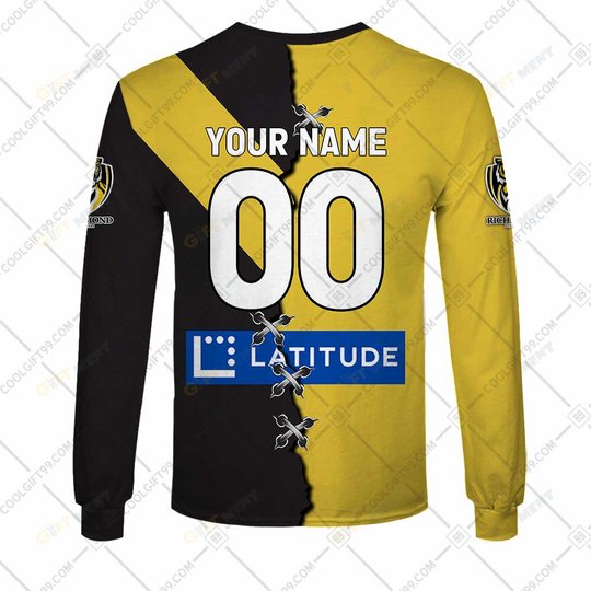 Personalized 2023 AFL Richmond Tigers Mix Hoodie, T Shirt, Zip Hoodie, Sweatshirt