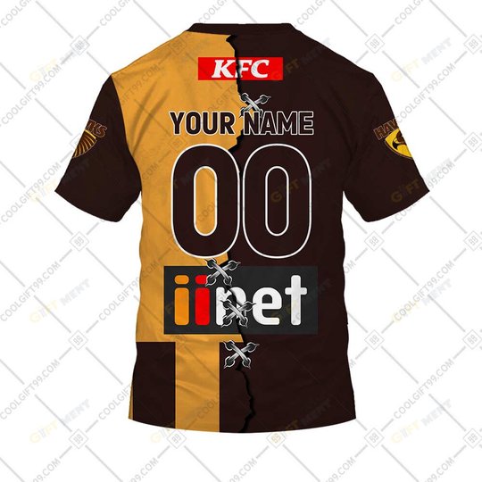 Personalized 2023 AFL Hawthorn Hawks Mix Hoodie, T Shirt, Zip Hoodie, Sweatshirt