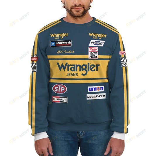 Dale Earnhardt Nascar Racing Suit Uniform Apparel Clothes Adult Kid Sweatshirt Zip Hoodie Long Pant T-Shirt