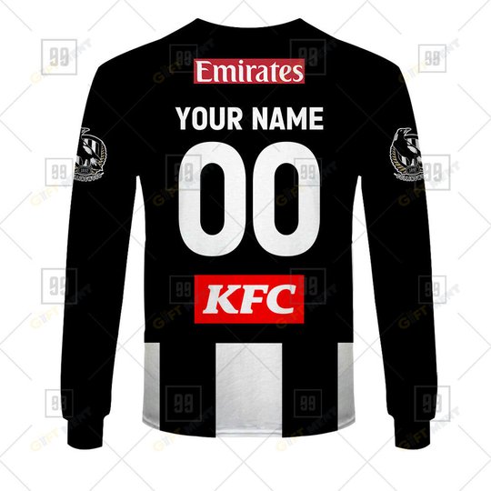 For KIDS Personalized 2023 AFL Collingwood Magpies Jerseys Hoodie, T Shirt, Zip Hoodie, Sweatshirt