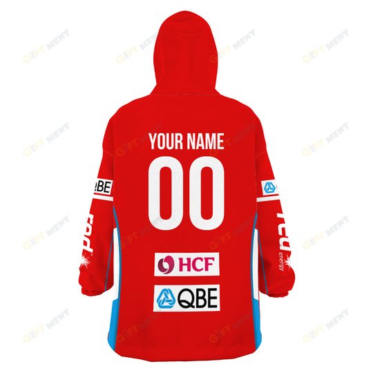 Personalized Netball New South Wales Swifts Oodie, Flanket, Blanket Hoodie, Snuggie | CoolGift99