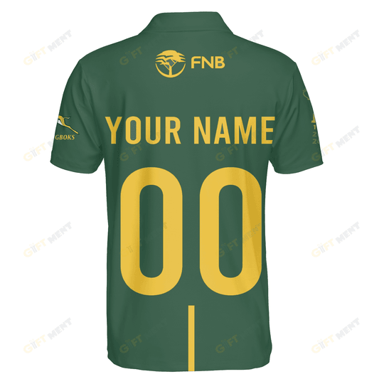 Personalized Rugby World Cup 2023 Springboks South Africa Rugby Home Jersey | Hoodie,Polo, Long Polo T Shirt, Zip Hoodie, Sweatshirt