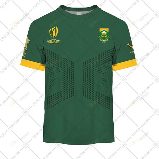 Personalized Rugby World Cup 2023 Springboks South Africa Rugby Home Jersey | Hoodie, T Shirt, Zip Hoodie, Sweatshirt