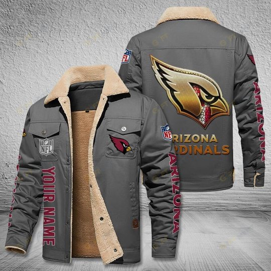 Arizona Cardinals Style Leather Jacket 02