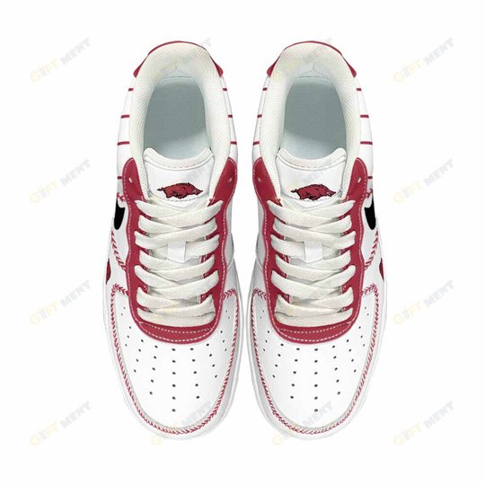 PERSONALIZED Arkansas Razorbacks Air Force Sneakers