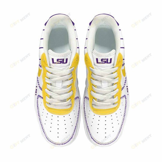 PERSONALIZED LSU Tigers Air Force Sneakers