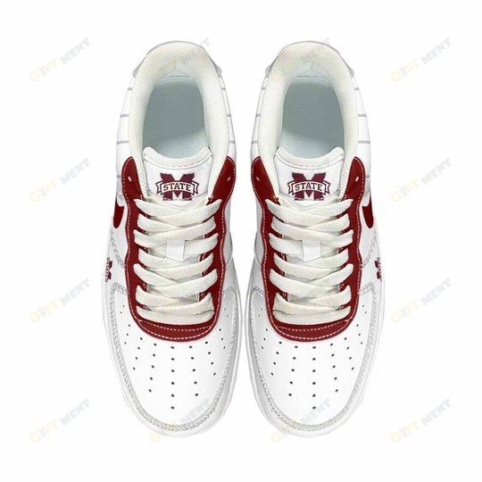 PERSONALIZED Mississippi State Bulldogs Air Force Sneakers