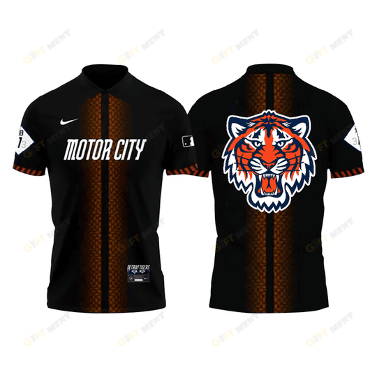 Detroit Tigers 2024 City Connect Polo V2 Collection MLB