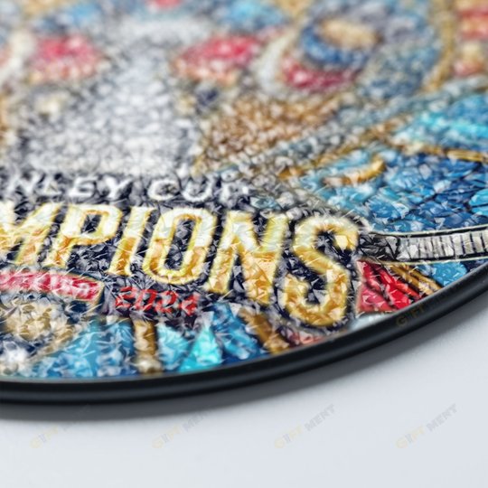 Fpanthers Stanley Cup Champions 2024 Stained Glass Suncatcher for Window Hanging