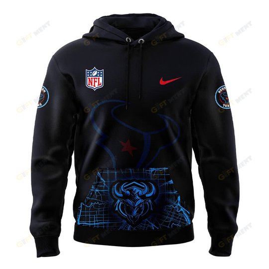 Men’s Fanatics Navy Houston Texans Pullover Hoodie