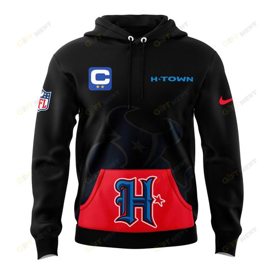 Men’s Fanatics Black Houston Texans Pullover Hoodie V2