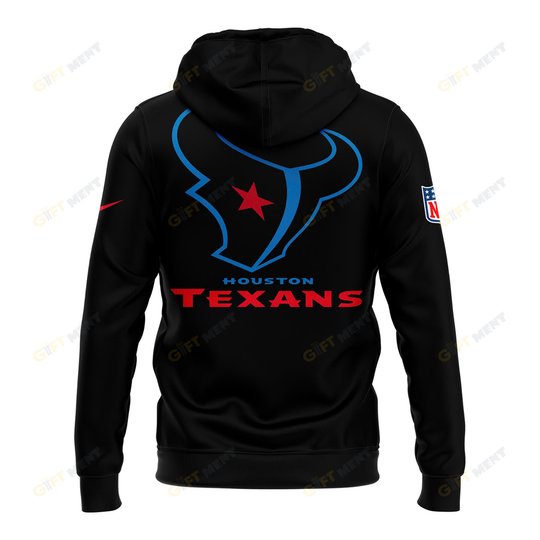 Men’s Fanatics Black Houston Texans Pullover Hoodie V2