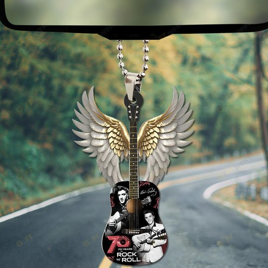 Elvis Presley Custom Shape 2-sided Acrylic Car Ornament