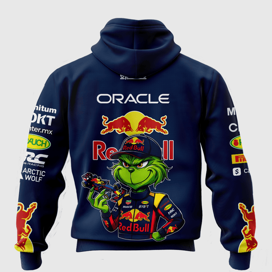 Red Bull Racing x Grinch Hoodie, T Shirt, Zip Hoodie, Sweatshirt